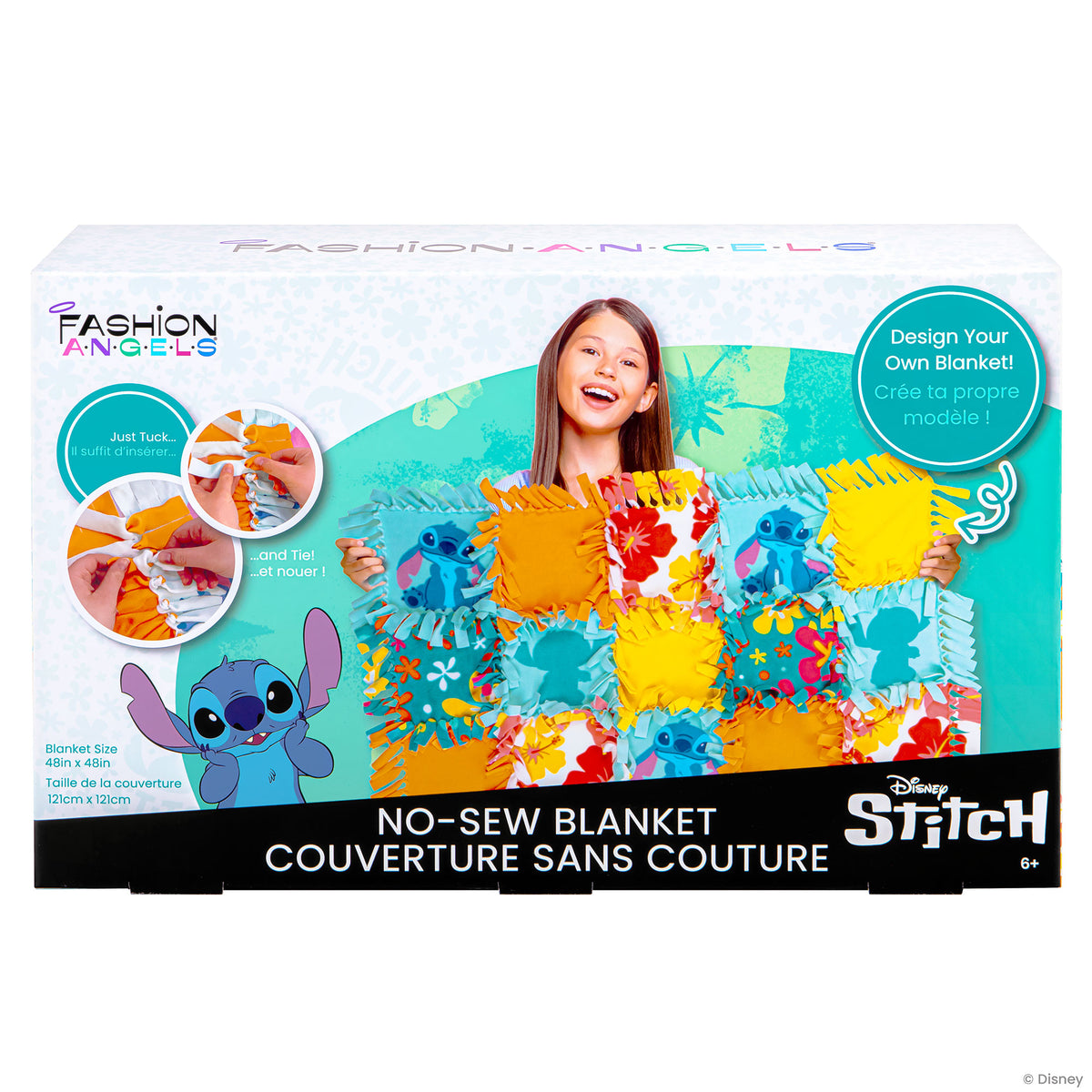 Disney Stitch No-Sew Blanket Kit