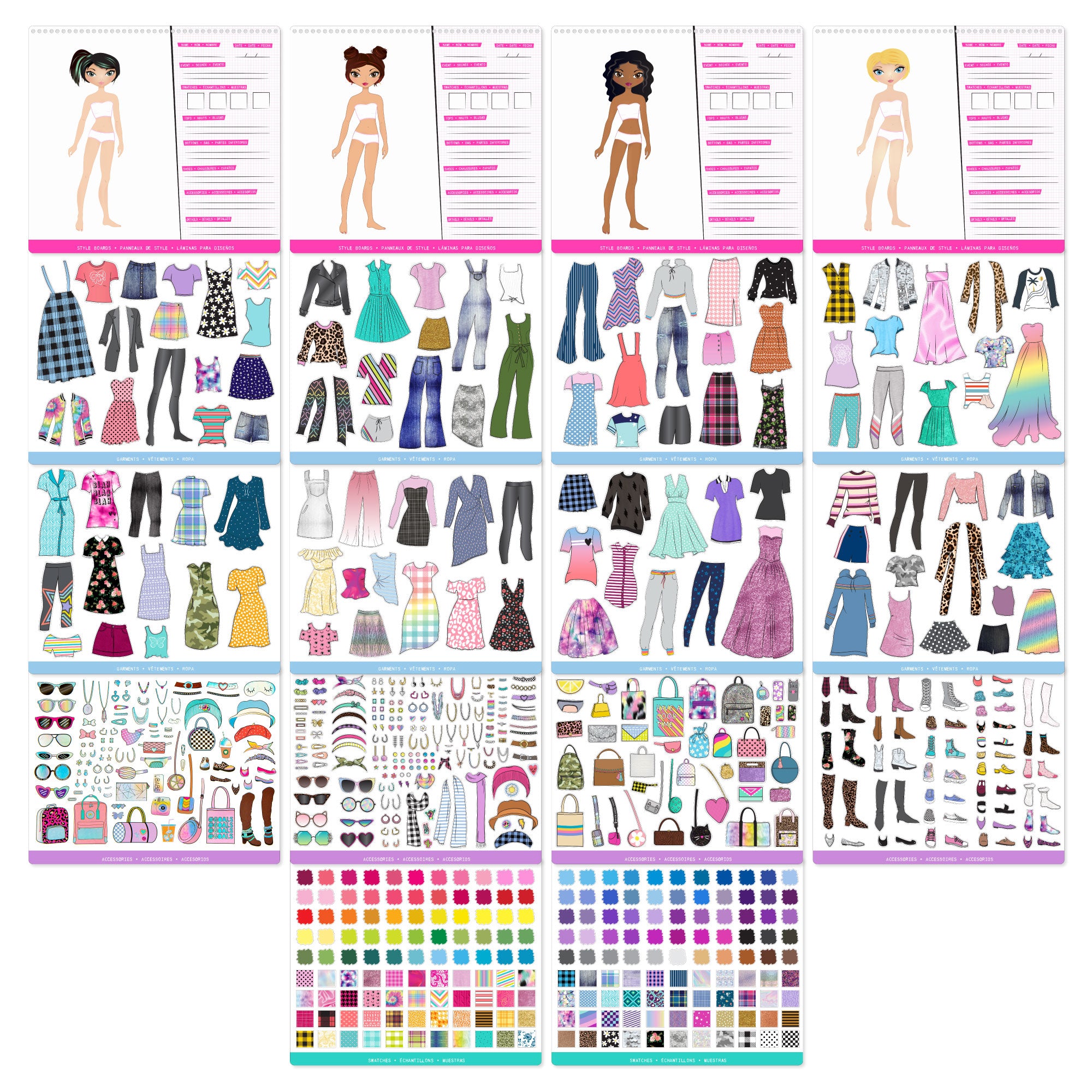 Fasion Sticker Fashion Sticker Stylist – Fashion Angels