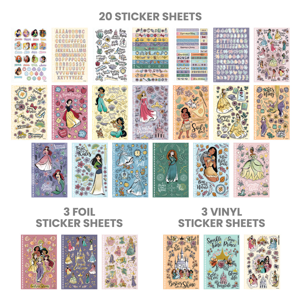 Disney Princess 1000+ Sticker Book – Fashion Angels
