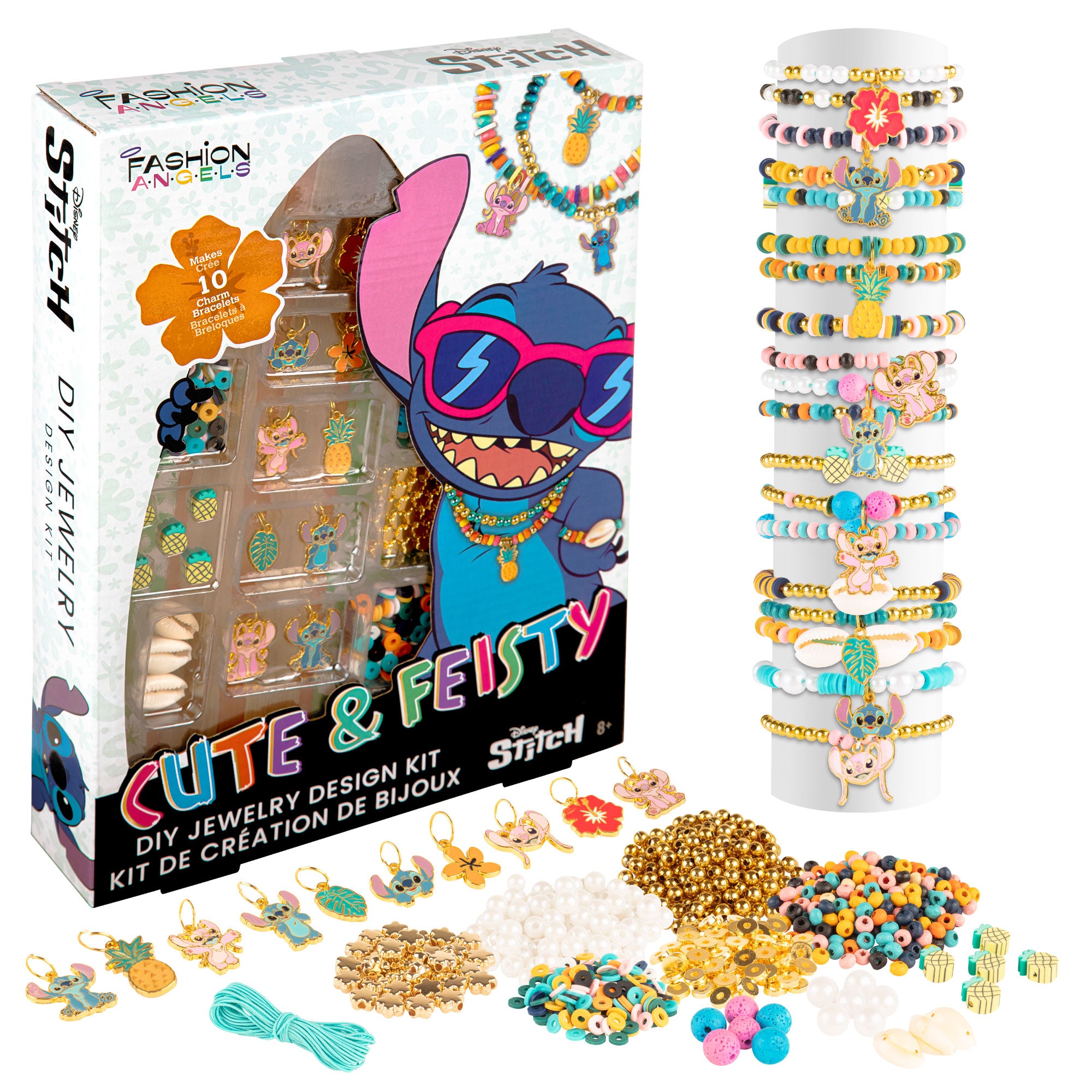 Disney Stitch Cute Feisty Jewelry Design Kit – Fashion Angels
