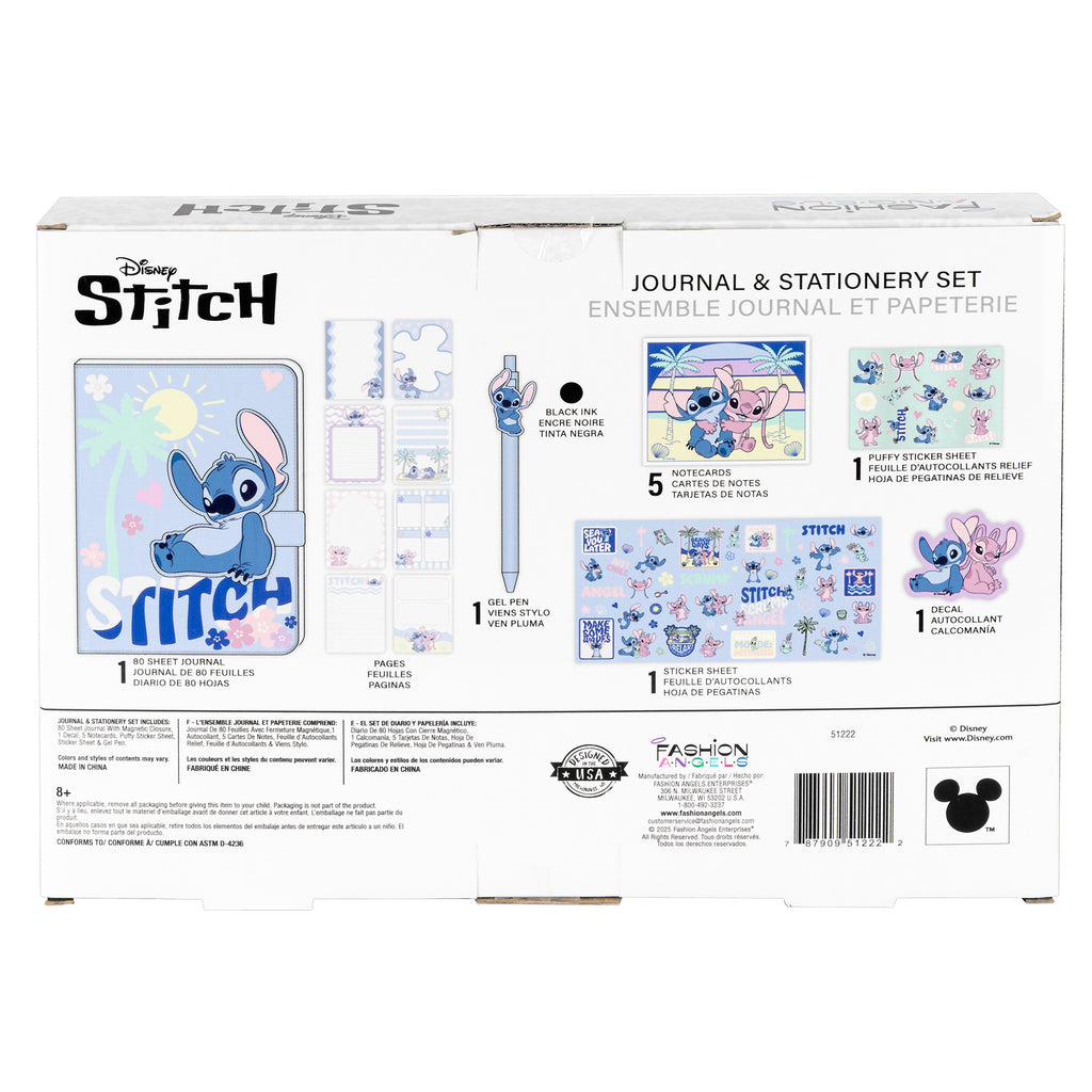 Disney Stitch Making Waves Journal & Stationery Set – Fashion Angels