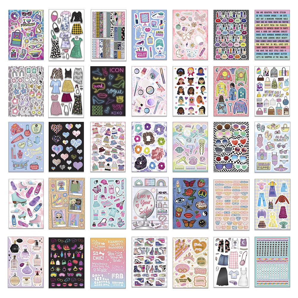 1000+ Fashion Sticker Book 1000+ Fashion Sticker Book
